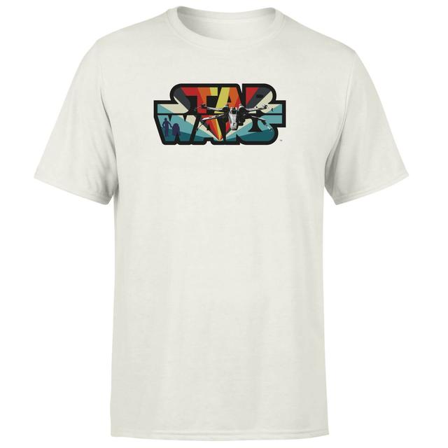 Camiseta unisex Logo de Star Wars - Crema - S - Crema on Productcaster.