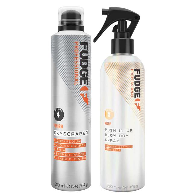 Fudge Professional Blow Dry Spray and Skyscraper Bundle on Productcaster.