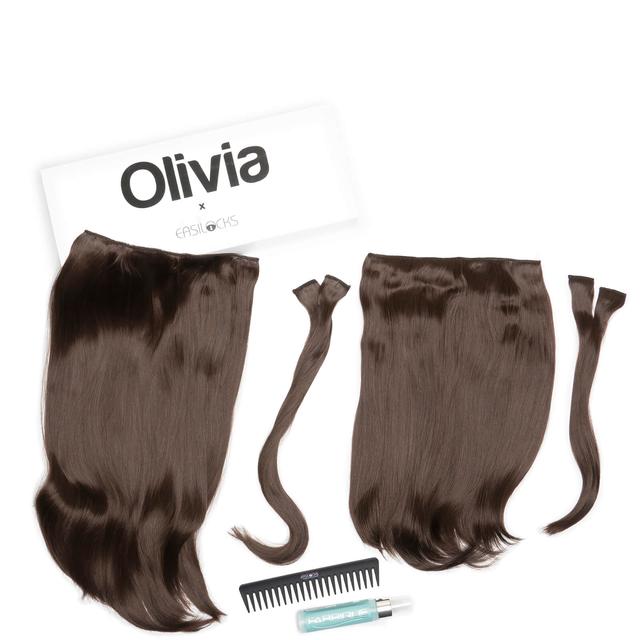 Olivia X Easilocks Straight Collection (Various Options) - Mocha Brown on Productcaster.