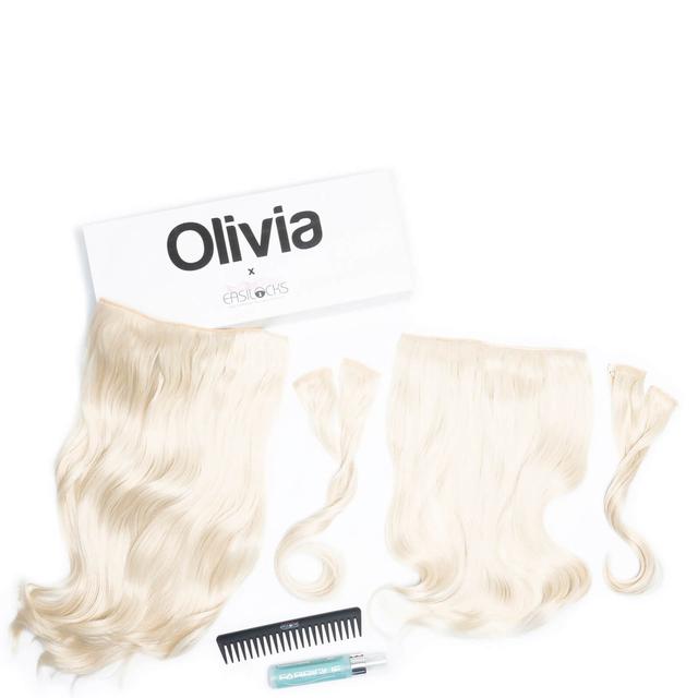 Olivia X Easilocks Wavy Collection (Various Options) - Ice Blonde on Productcaster.