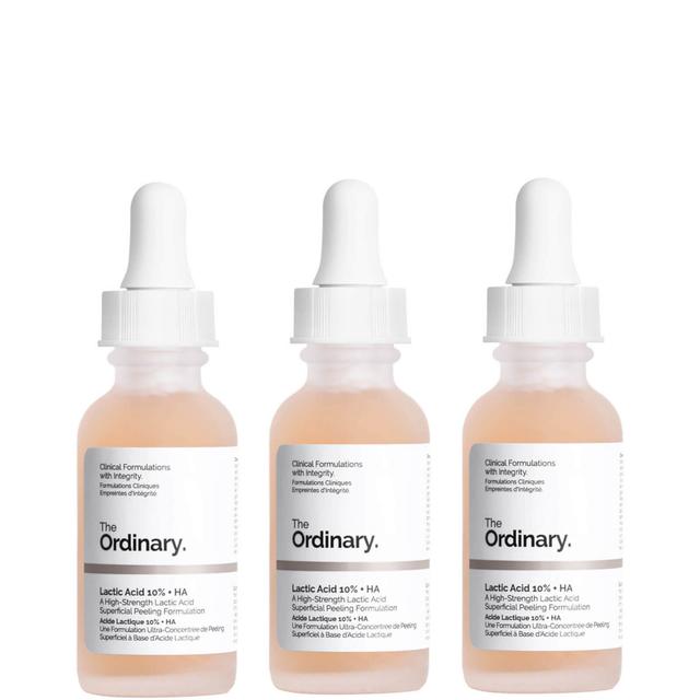 The Ordinary Lactic Acid 10% and HA 2% Superficial Peeling Formulation 30ml (Three Pack) on Productcaster.