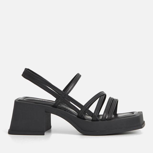 Vagabond Hennie Strappy Leather Block Heeled Sandals - UK 7 on Productcaster.