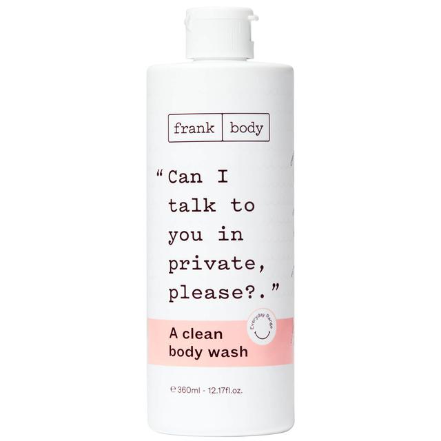 Frank Body Clean Body Wash 360ml (Various Options) - Unscented on Productcaster.