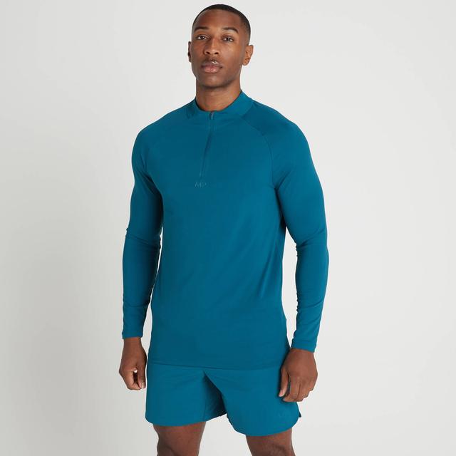 MP Férfi Tempo Ultra 1/4 Zip Felső - Mélykék - XS on Productcaster.