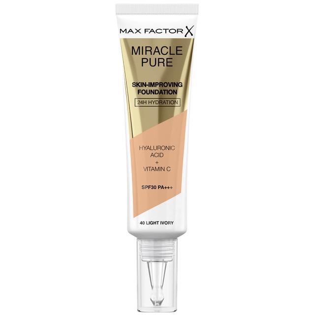 Max Factor Miracle Pure Skin Improving Foundation 30ml (Various Shades) - Mocha on Productcaster.