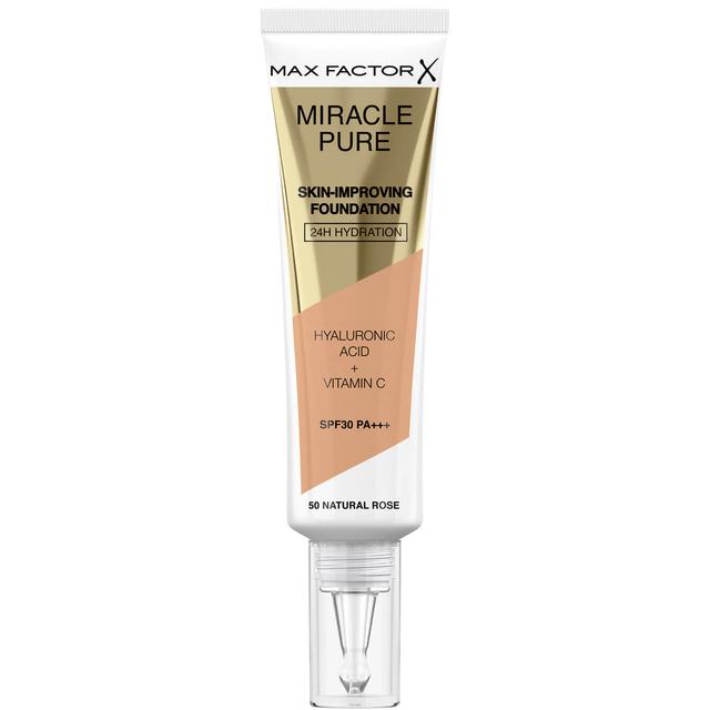 Max Factor Miracle Pure Skin Improving Foundation 30ml (Various Shades) - Natural Rose on Productcaster.