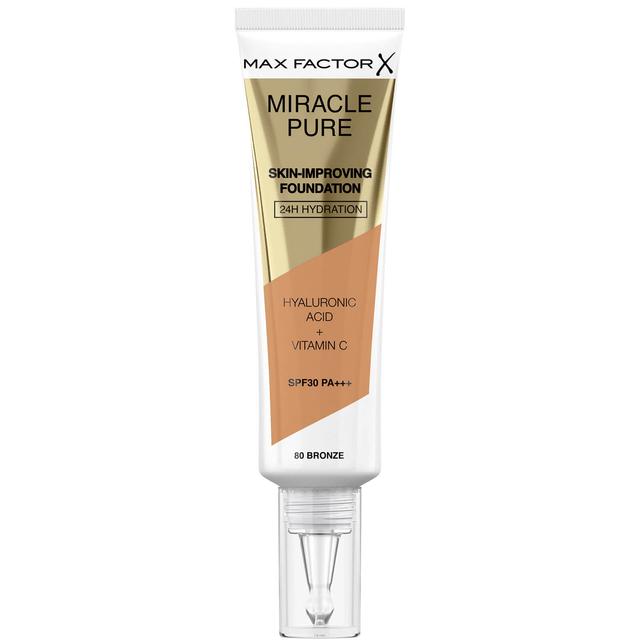 Max Factor Miracle Pure Skin Improving Foundation 30ml (Various Shades) - Bronze on Productcaster.