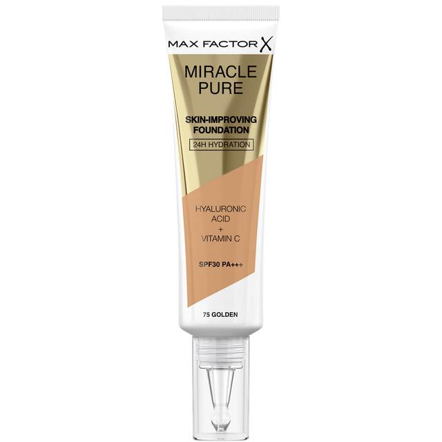 Max Factor Miracle Pure Skin Improving Foundation 30ml (Various Shades) - Golden on Productcaster.