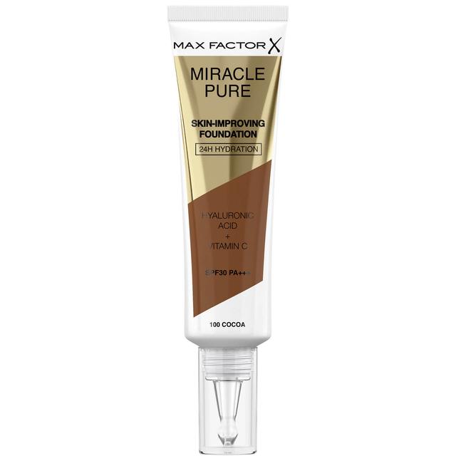 Max Factor Miracle Pure Skin Improving Foundation 30ml (Various Shades) - Cocoa on Productcaster.