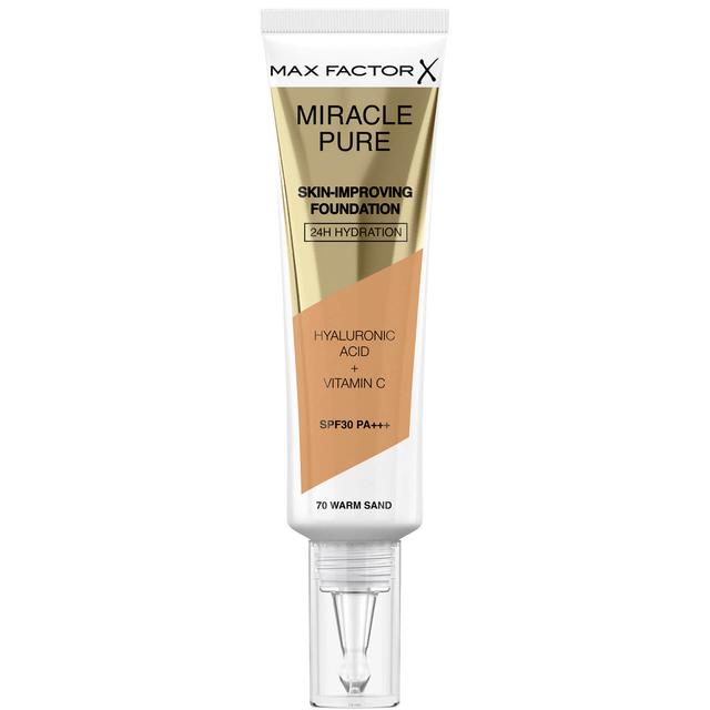 Max Factor Miracle Pure Skin Improving Foundation 30ml (Various Shades) - Warm Sand on Productcaster.