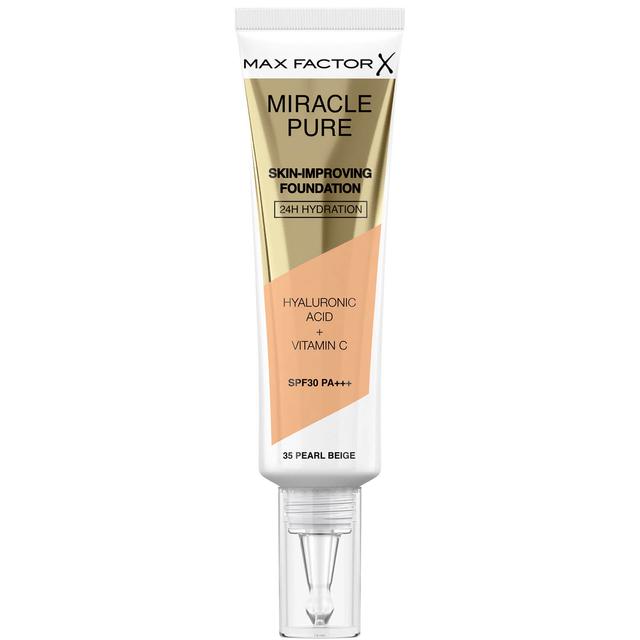 Max Factor Miracle Pure Skin Improving Foundation 30ml (Various Shades) - Pearl Beige on Productcaster.