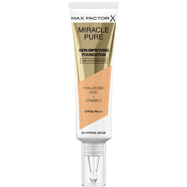 Max Factor Miracle Pure Skin Improving Foundation 30ml (Various Shades) - Crystal Beige on Productcaster.