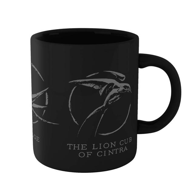 The Witcher The White Wolf, The Mage And The Lion Cub Mug - Black on Productcaster.