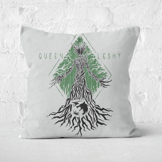 The Witcher Queen Leshy Square Cushion - 50x50cm - Soft Touch on Productcaster.