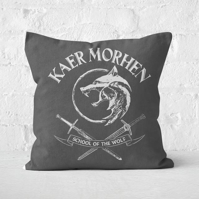 The Witcher Kaer Morhen Square Cushion - 40x40cm - Soft Touch on Productcaster.