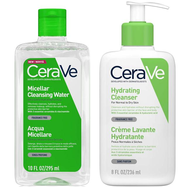 CeraVe Hydrating Double Cleansing Duo on Productcaster.