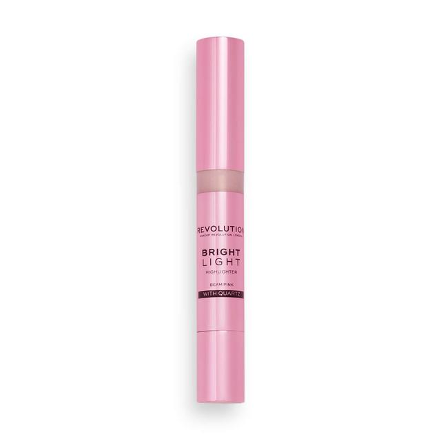 Makeup Revolution Bright Light Highlighter 3ml (Various Shades) - Beam Pink on Productcaster.