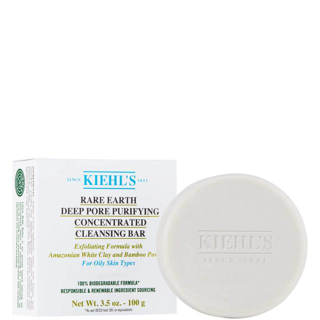 Kiehl's Rare Earth Deep Pore Detoxifying Concentrated Cleansing Bar 100g on Productcaster.