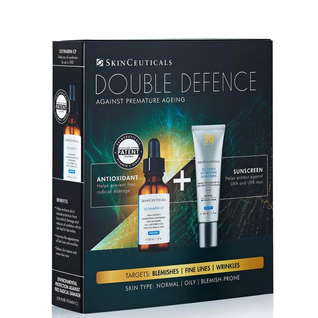 SkinCeuticals Double Defence Silymarin CF Kit for Oily/Blemish-Prone Skin on Productcaster.