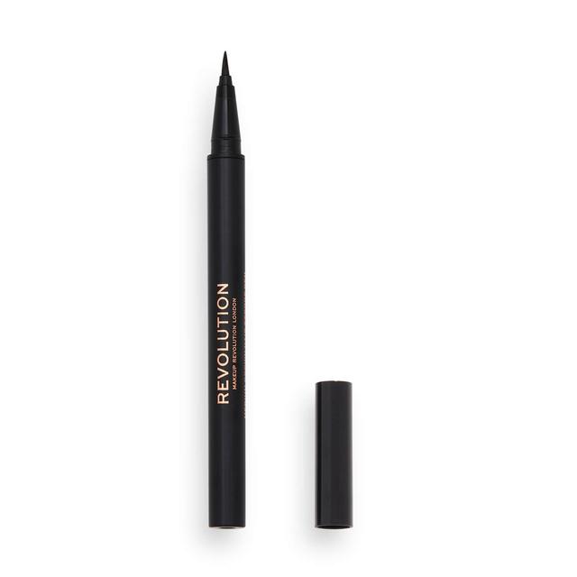 Makeup Revolution Hair Stroke Brow Pen 0.5ml (Various Shades) - Dark Brown on Productcaster.