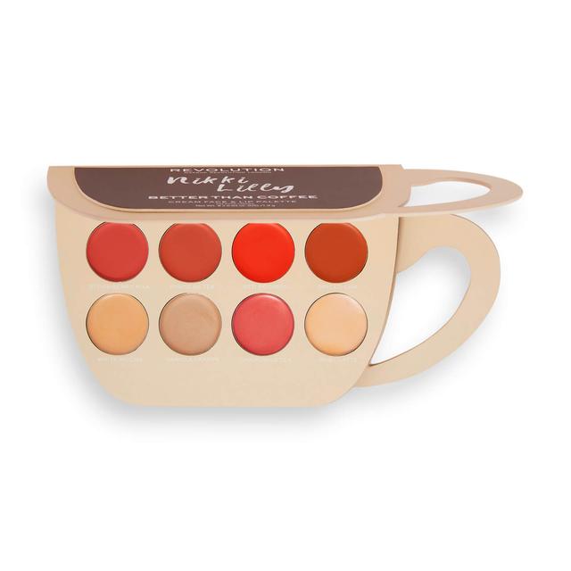 Makeup Revolution X Nikki Lilly Coffee Cup Cream Face and Lip Palette on Productcaster.