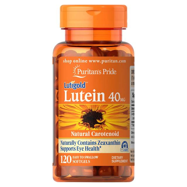 Puritan's Pride Luteïne 40 mg - 120 softgels on Productcaster.