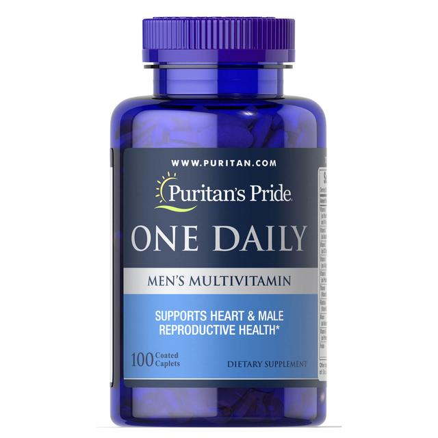 Puritan's Pride Eén Per Dag Multivitaminen Mannen - 100 caplets on Productcaster.