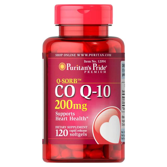 Puritan's Pride CO Q-10 200 mg - 120 softgels on Productcaster.