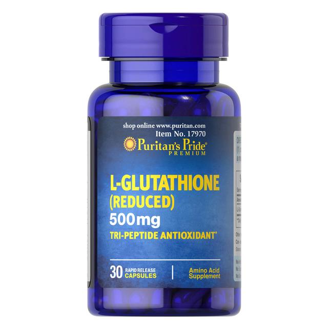 Puritan's Pride L-Glutathion 500 mg - 30 capsules on Productcaster.