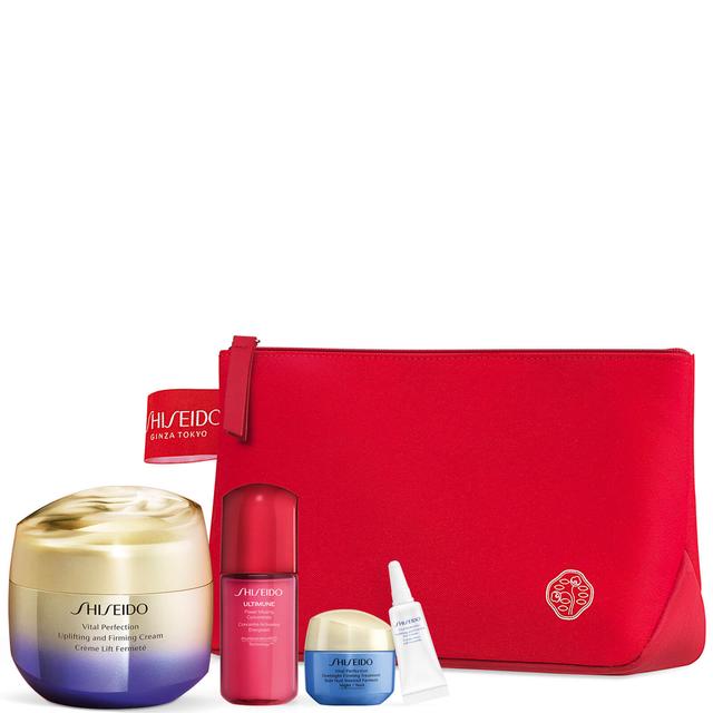 Shiseido Vital Perfection Uplifting and Firming Cream Pouch Set (Worth £165.80) on Productcaster.