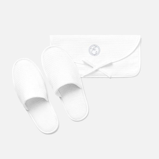 ESPA Waffle Unisex Slipper - White - L/XL on Productcaster.