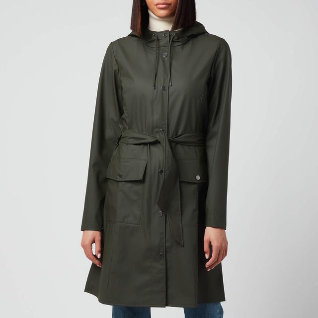 Rains Women's Curve Jacket - Green - XS on Productcaster.