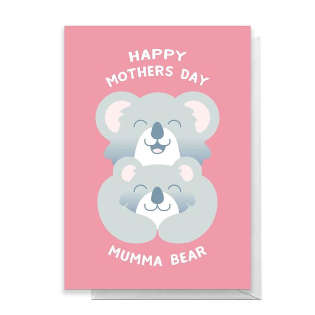 Happy Mothers Day Mumma Bear Greetings Card - Standard Card on Productcaster.