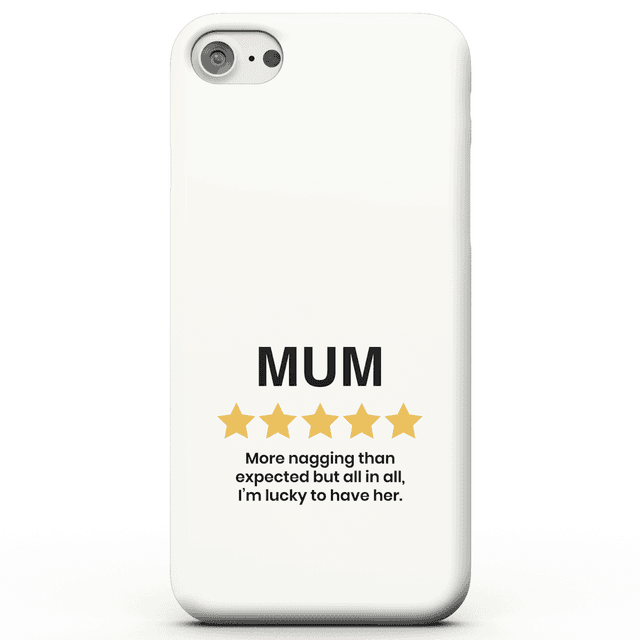 5 Star Mum Light Phone Case for iPhone and Android - Samsung S10 - Snap Hülle Matt on Productcaster.