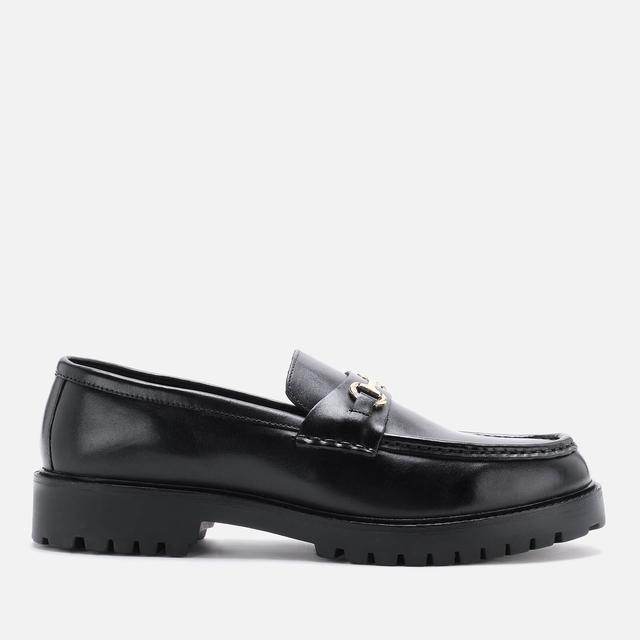 Walk London Men's Sean Leather Trim Loafers - Black - UK 8 on Productcaster.