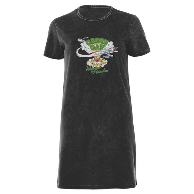 Vestido camiseta para mujer de Green Day Paradise - Black Acid Wash - XL on Productcaster.