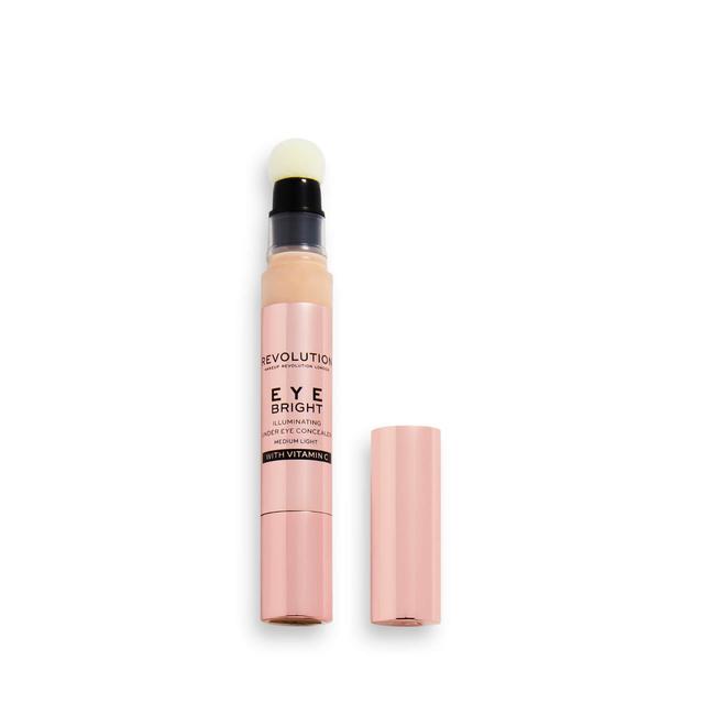 Makeup Revolution Eye Bright Concealer 3ml (Various Shades) - Medium Light on Productcaster.