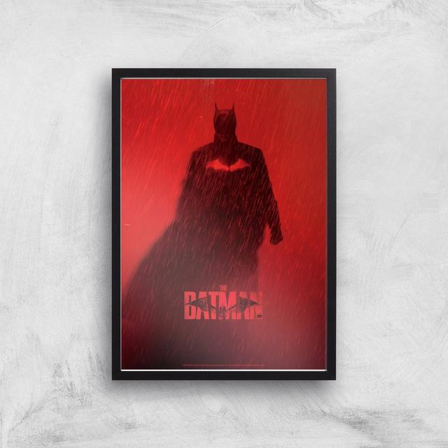 The Batman Poster Giclee Art Print - A4 - Black Frame on Productcaster.