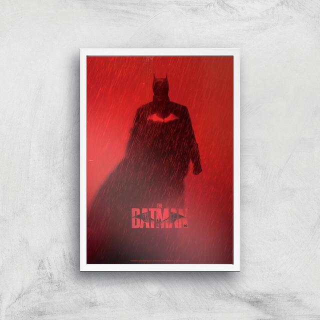 The Batman Poster Giclee Art Print - A2 - White Frame on Productcaster.