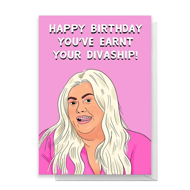 The Gc Happy Birthday You've Earnt Your Divaship! Greetings Card - Large Card on Productcaster.