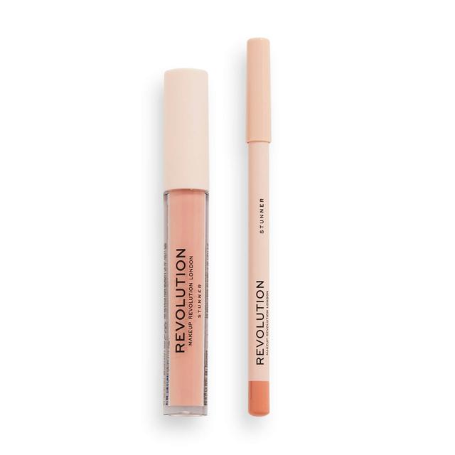 Makeup Revolution Lip Contour Kit (Various Shades) - Stunner on Productcaster.