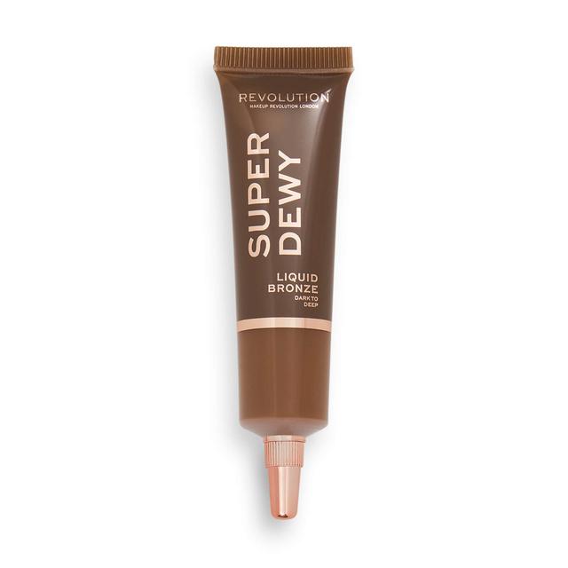 Makeup Revolution Superdewy Liquid Bronzer 15ml (Various Shades) - Dark to Deep on Productcaster.