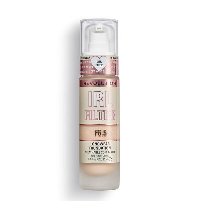 Makeup Revolution IRL Filter Longwear Foundation 23ml (Various Shades) - F6.5 on Productcaster.