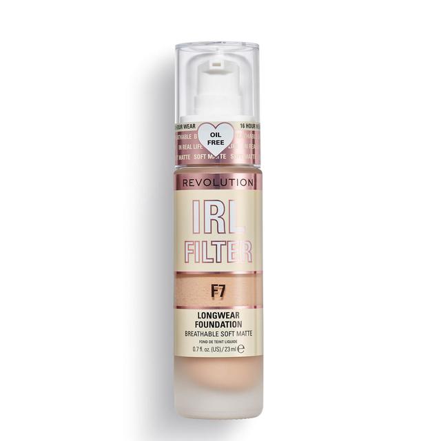 Makeup Revolution IRL Filter Longwear Foundation 23ml (Various Shades) - F7 on Productcaster.