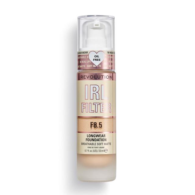 Makeup Revolution IRL Filter Longwear Foundation 23ml (Various Shades) - F8.5 on Productcaster.