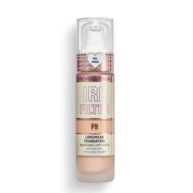 Makeup Revolution IRL Filter Longwear Foundation 23ml (Various Shades) - F9 on Productcaster.