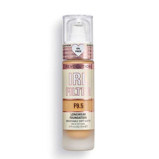 Makeup Revolution IRL Filter Longwear Foundation 23ml (Various Shades) - F9.5 on Productcaster.