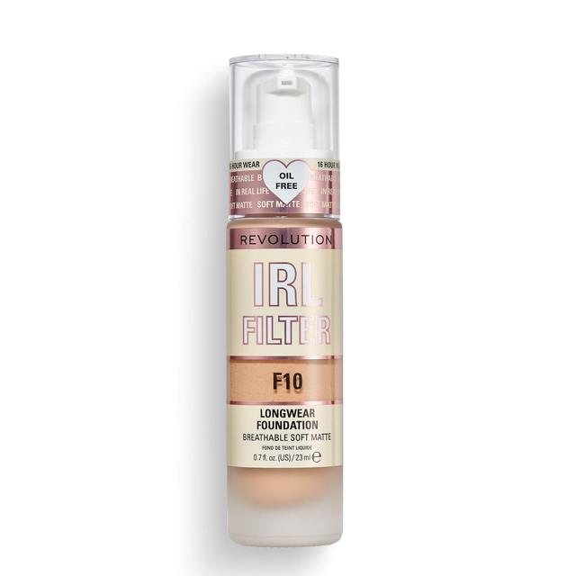 Makeup Revolution IRL Filter Longwear Foundation 23ml (Various Shades) - F10 on Productcaster.