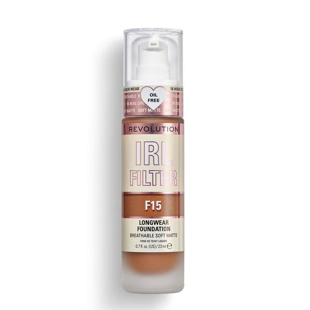 Makeup Revolution IRL Filter Longwear Foundation 23ml (Various Shades) - F15 on Productcaster.