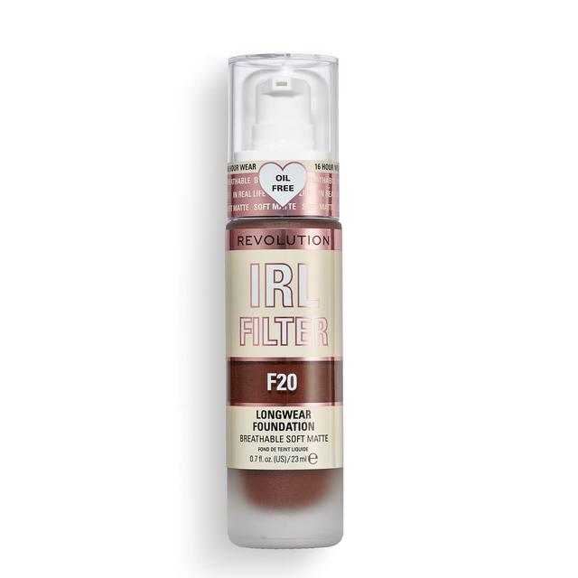 Makeup Revolution IRL Filter Longwear Foundation 23ml (Various Shades) - F20 on Productcaster.